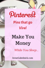 Make your Pinterest Pins go viral and make money while you sleep. Read it now... #blog #blogging #traffic #pinterest #workfromhome #business #money